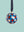 Scarlet, Cobalt & Blush Gingham Bauble