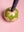 Olive & Blush Harlequin Bauble