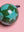 Hunter & Turquoise Harlequin Bauble