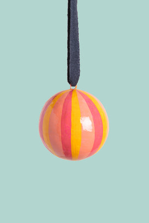 Pastille Stripe Trio Bauble
