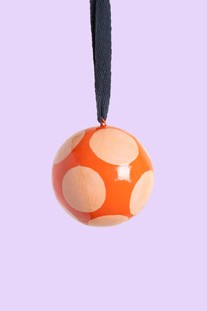 Blush & Mango Spotted Bauble