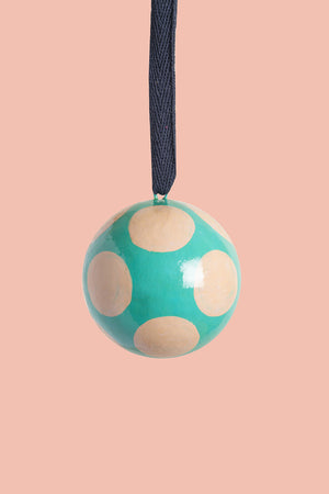 Stone & Turquoise Spotted Bauble