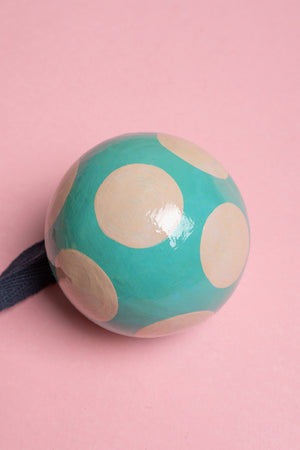 Stone & Turquoise Spotted Bauble
