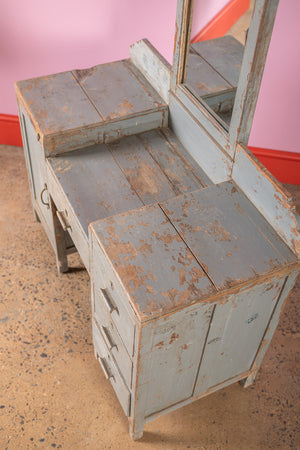 Grey Vintage Dresser Unit