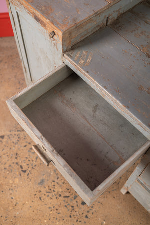 Grey Vintage Dresser Unit