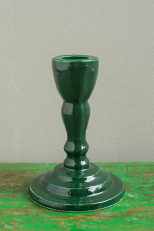 Moulded Metal Ceramic Candle Holders