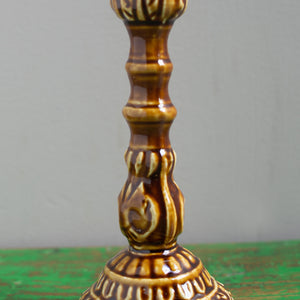 Moulded Metal Ceramic Candle Holders