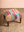 Striped Velvet Footstool