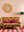 Mustard Tree of Life Velvet Two Seater Sofa