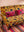 Mustard Tree of Life Velvet Two Seater Sofa