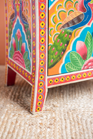 Sisika Hand Painted Bedside Cabinet