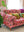 Milla Pink Bird of Paradise Velvet Sofa