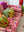Milla Pink Bird of Paradise Velvet Sofa
