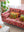 Milla Pink Bird of Paradise Velvet Sofa