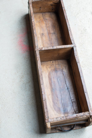 Wooden Vintage Double Brick Mould